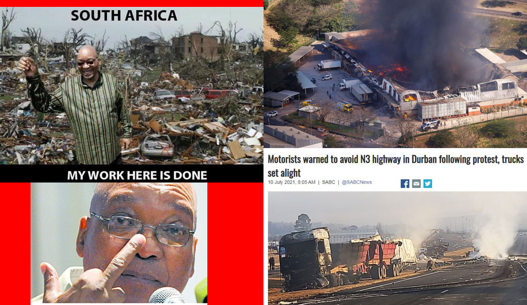 Video & Audio: South Africa: Zuma Riots: Raw Video footage of the Intense riots & mass destruction