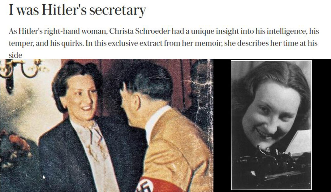 Audio: Christa Schroeder: The Memoirs of Adolf Hitler's Secretary